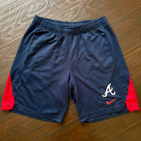 Nike Atlanta Braves Athletic Gym Shorts - Picture 1 of 12